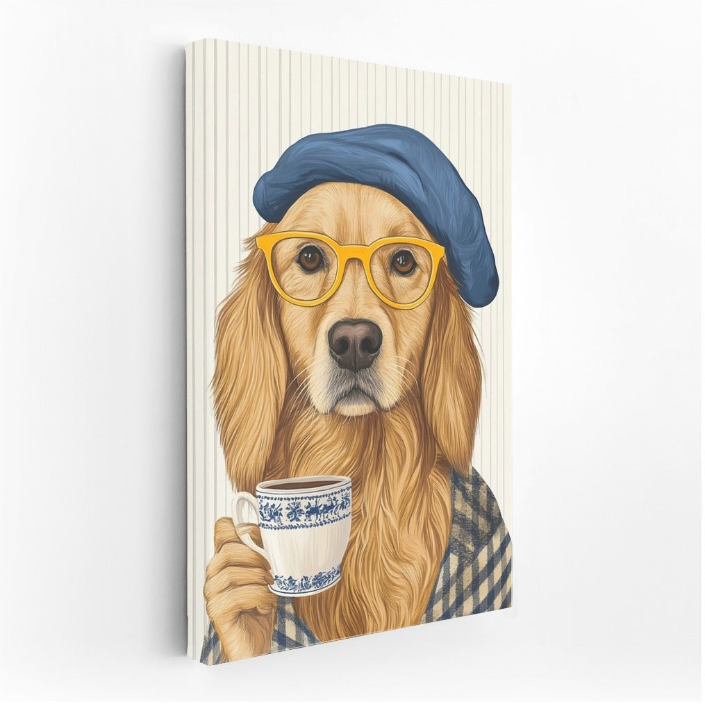 Tea Gentleman in a Beret