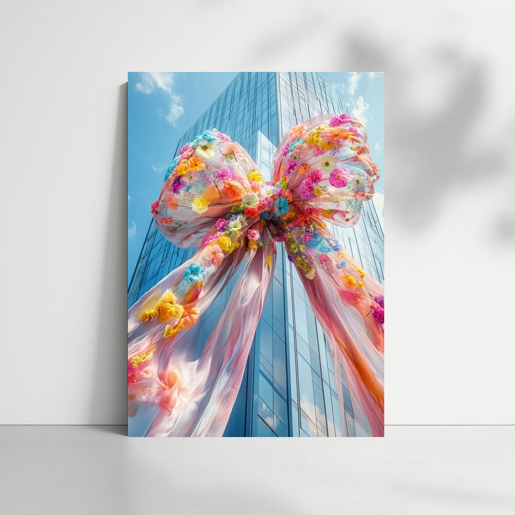 Flower Rise over the City