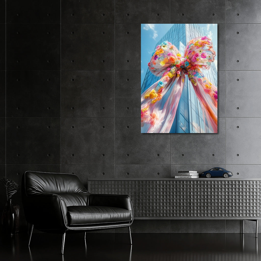 Flower Rise over the City