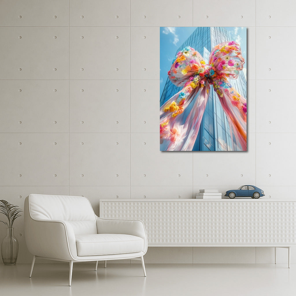Flower Rise over the City