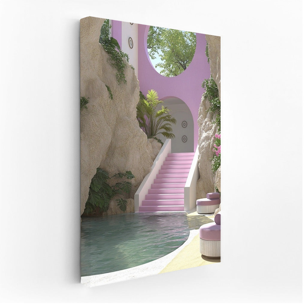 Path in the Pink Clouds