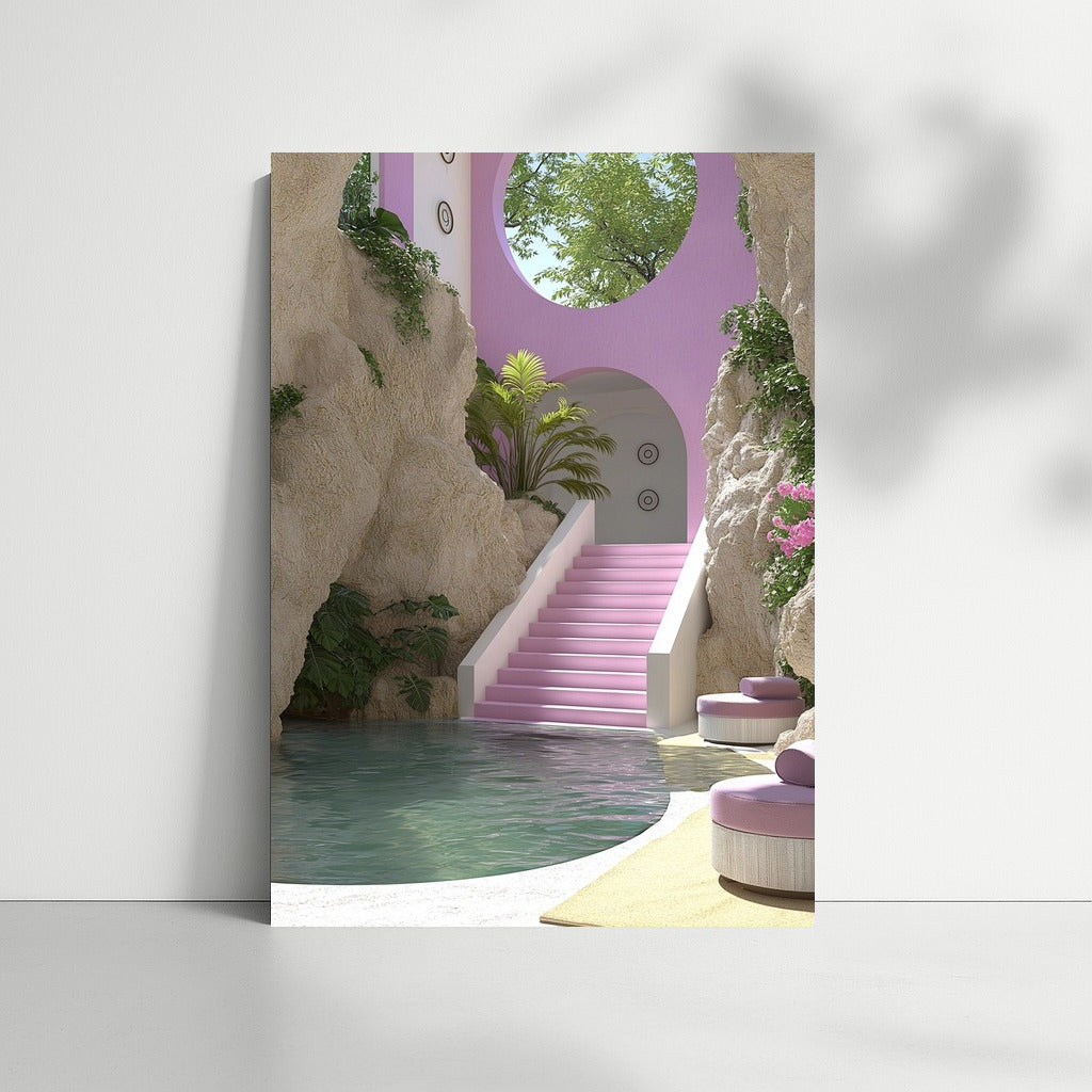 Path in the Pink Clouds