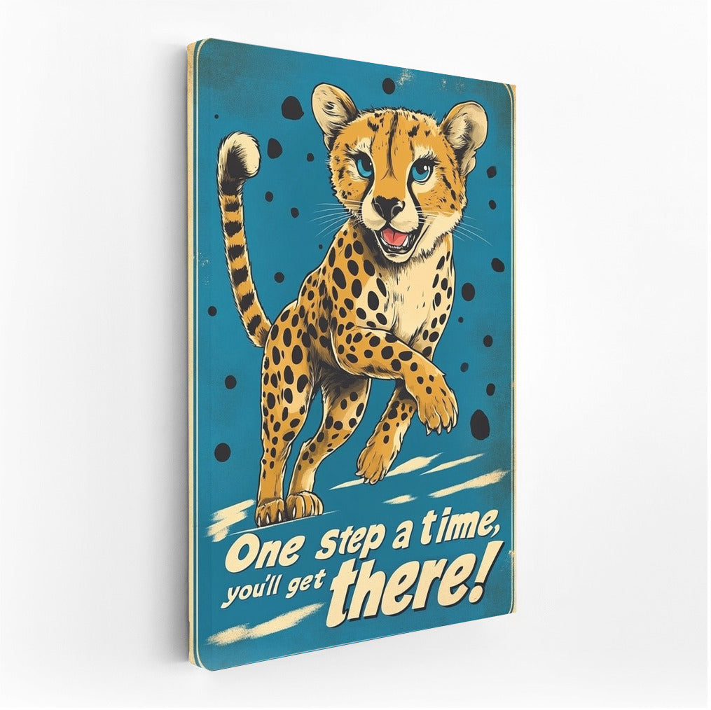 Cheetah Dash: Inspiration in Spotted Steps