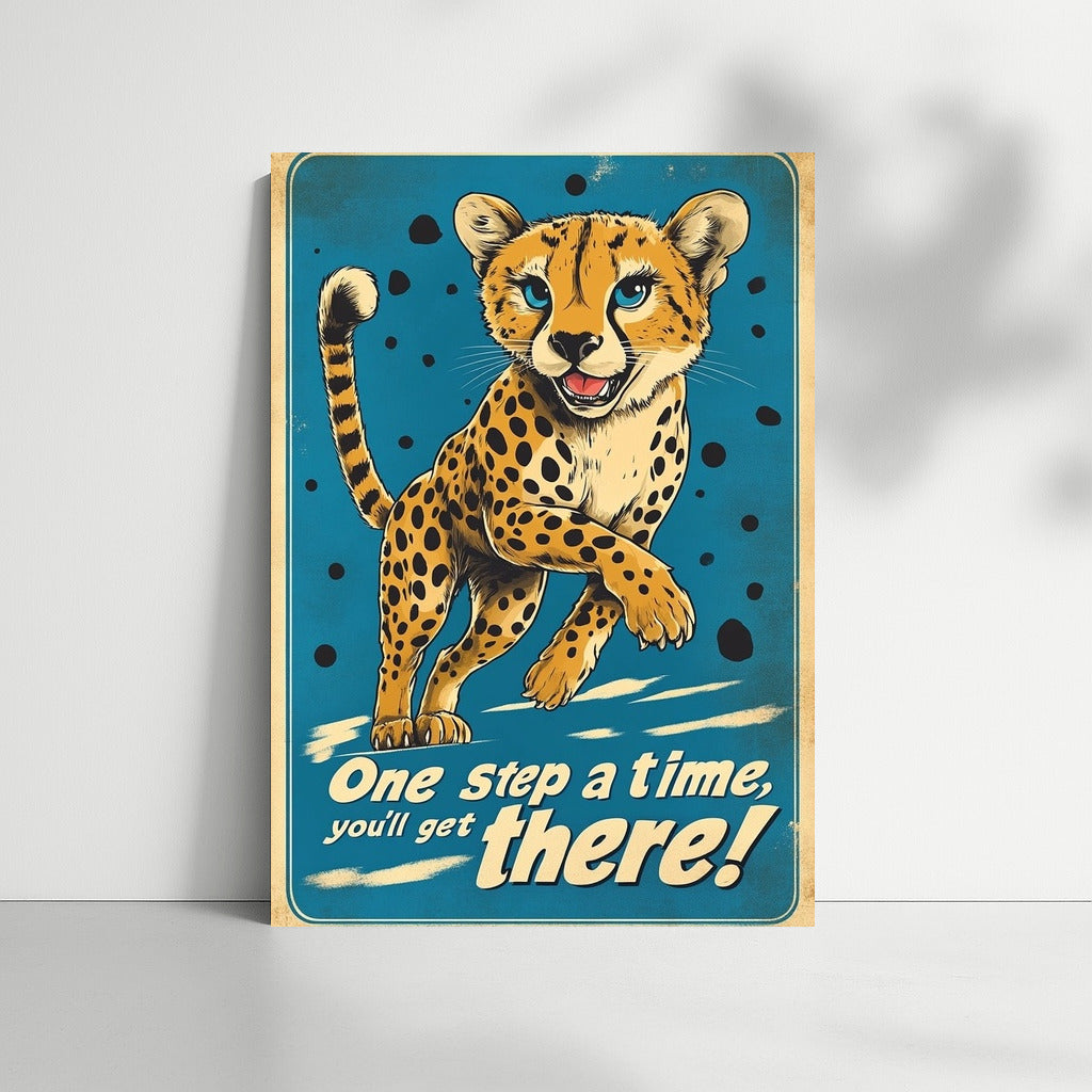Cheetah Dash: Inspiration in Spotted Steps