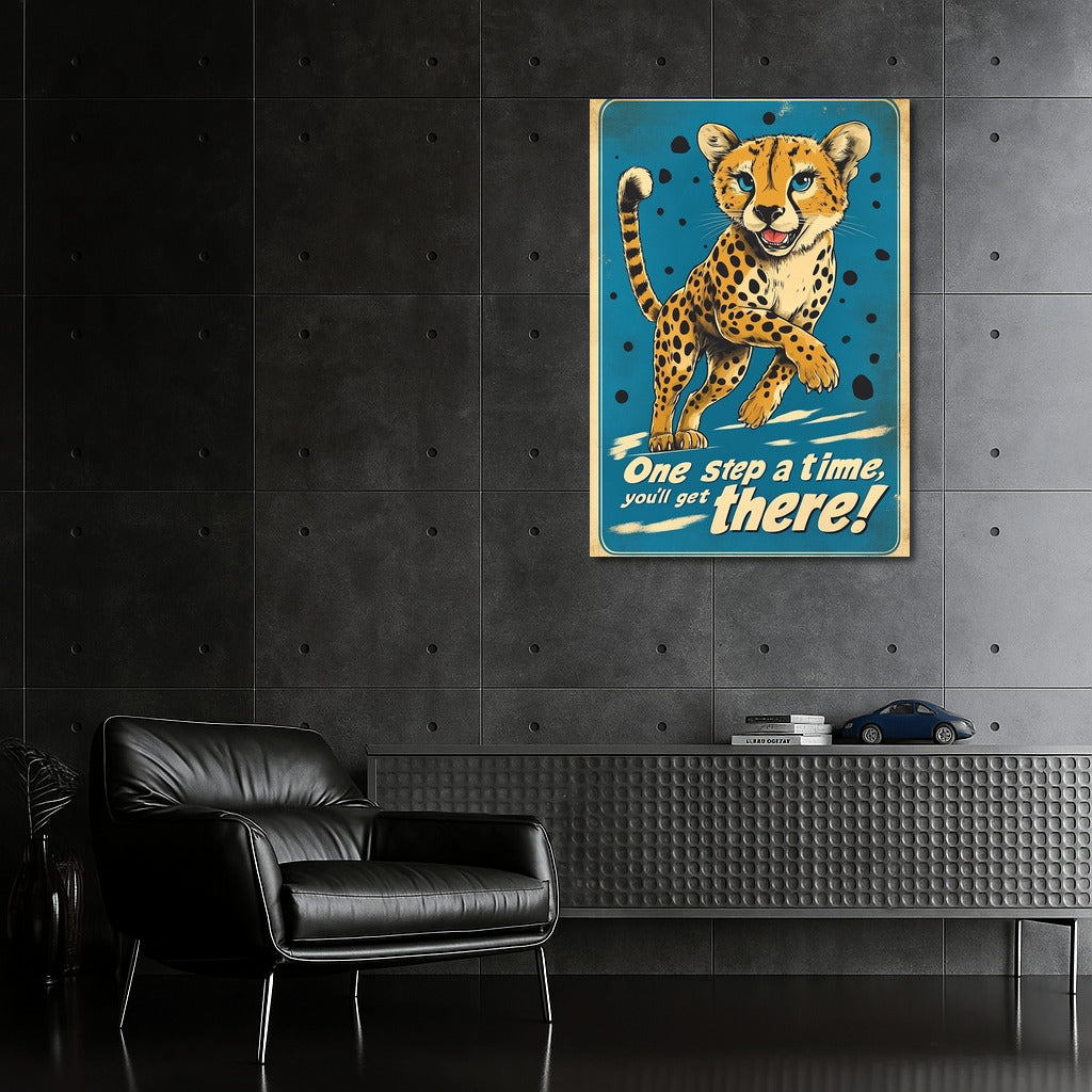Cheetah Dash: Inspiration in Spotted Steps