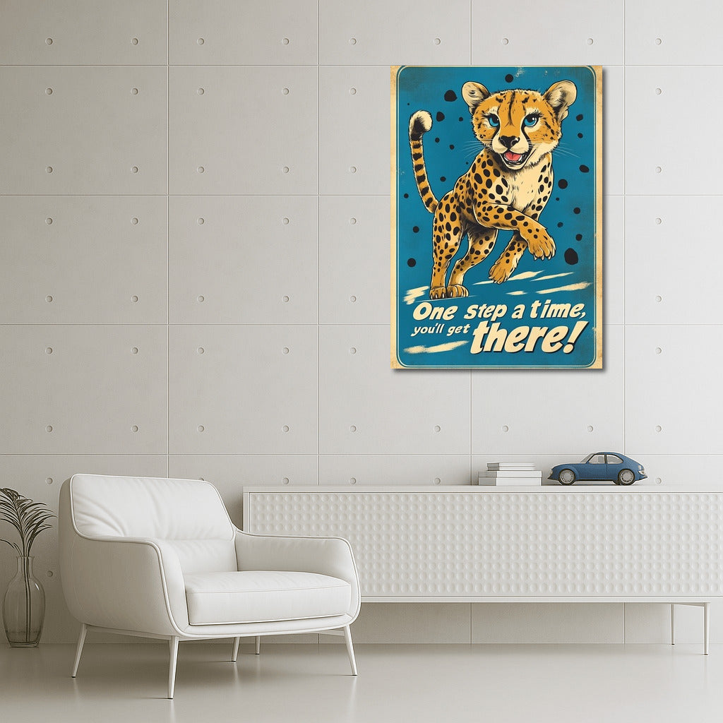 Cheetah Dash: Inspiration in Spotted Steps