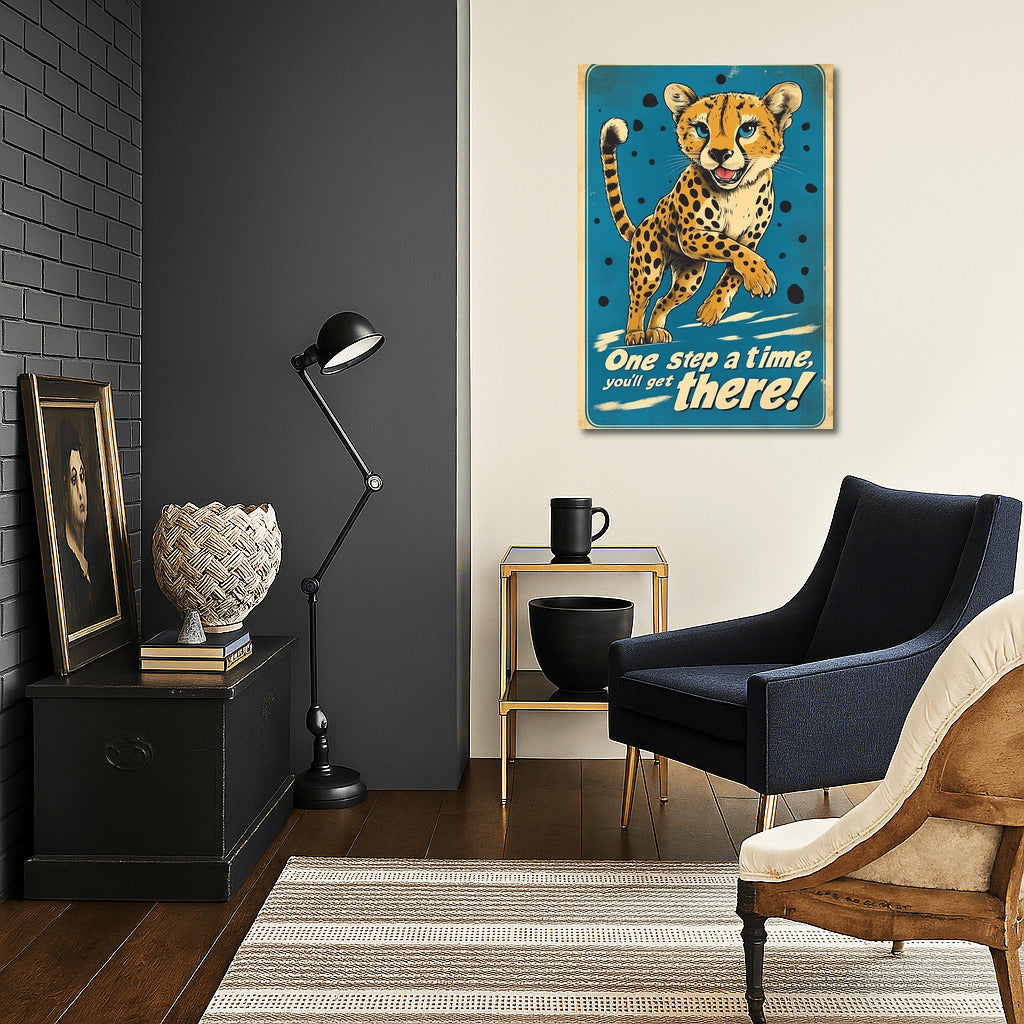 Cheetah Dash: Inspiration in Spotted Steps