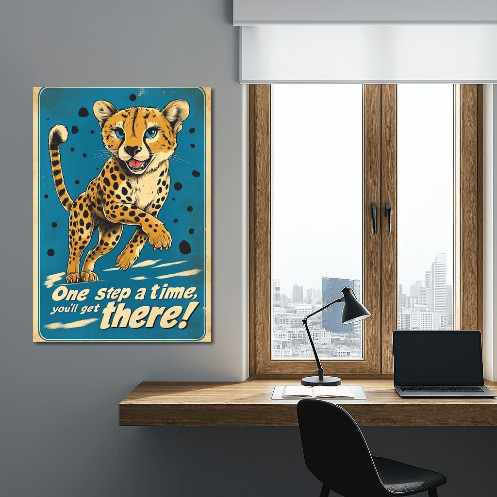Cheetah Dash: Inspiration in Spotted Steps