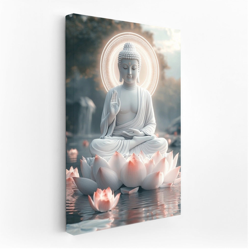 Buddha on the Lotus: Oasis of Peace of Mind