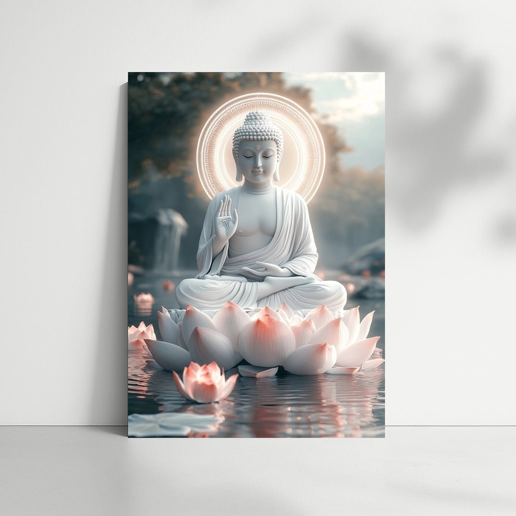 Buddha on the Lotus: Oasis of Peace of Mind