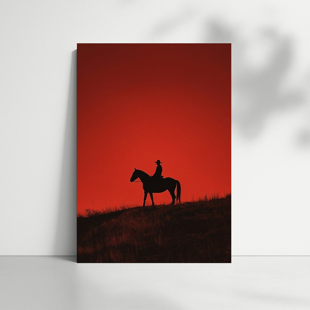 The Secret Rider of the Scarlet Sunset