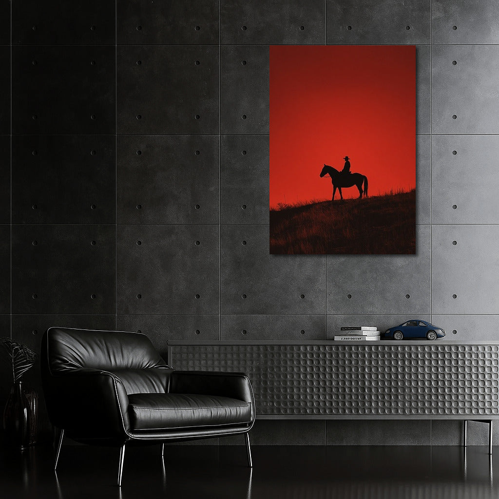 The Secret Rider of the Scarlet Sunset