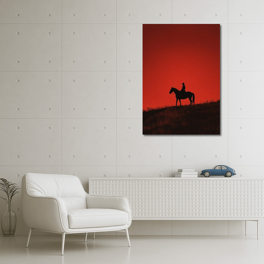 The Secret Rider of the Scarlet Sunset