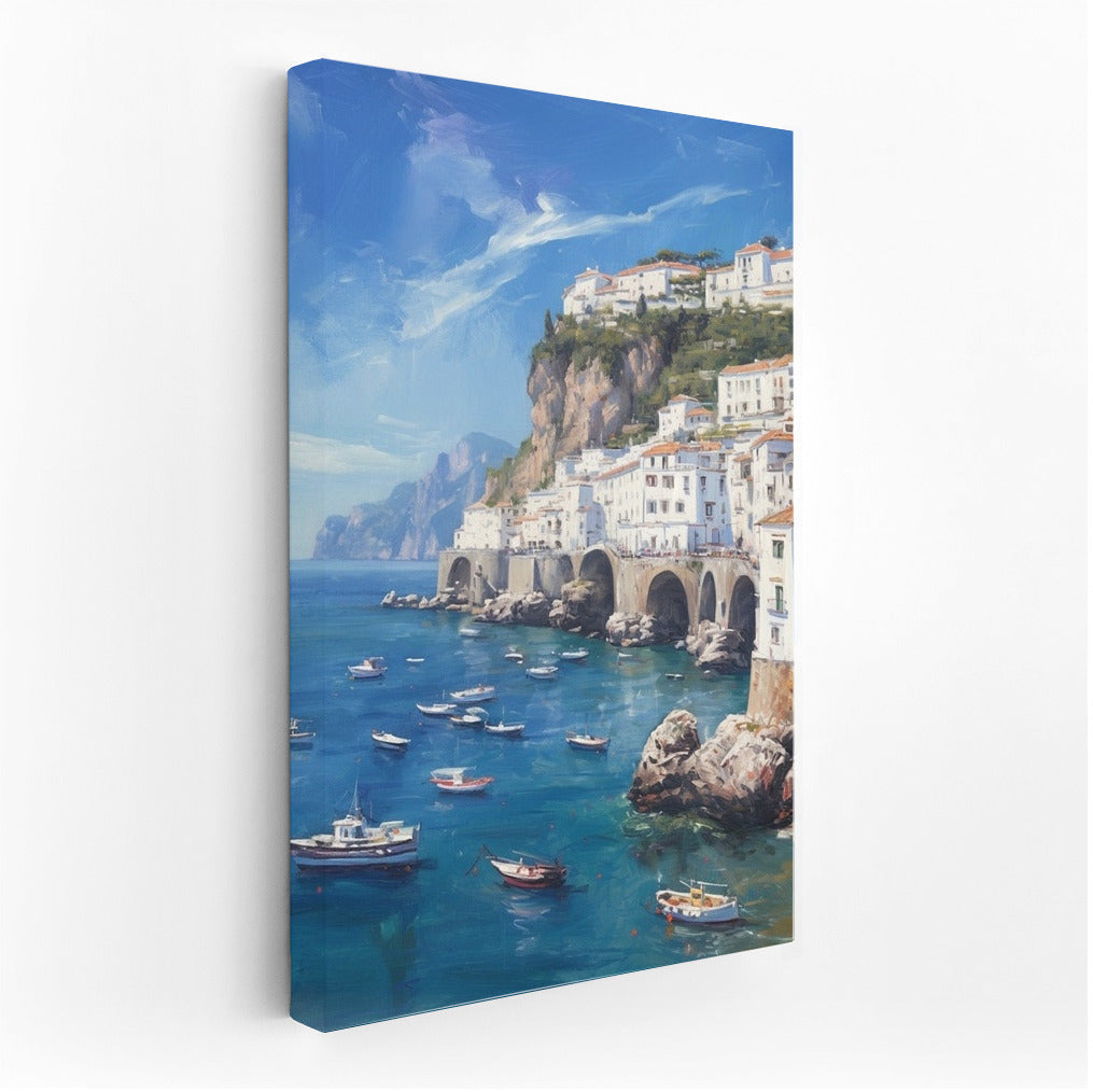 Rocks of the Mediterranean: Waves and Snow-White Dreams