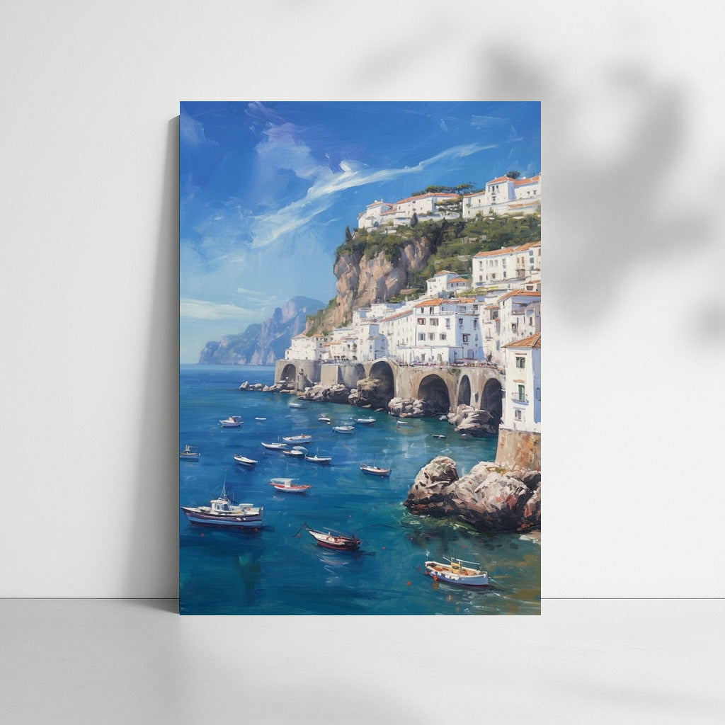 Rocks of the Mediterranean: Waves and Snow-White Dreams