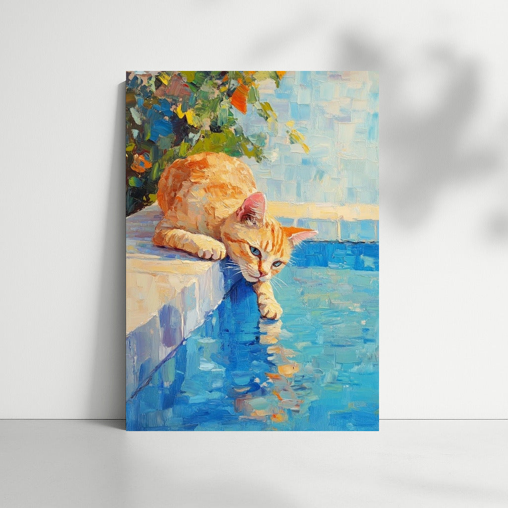 A Sunny Idler by the Azure Waters