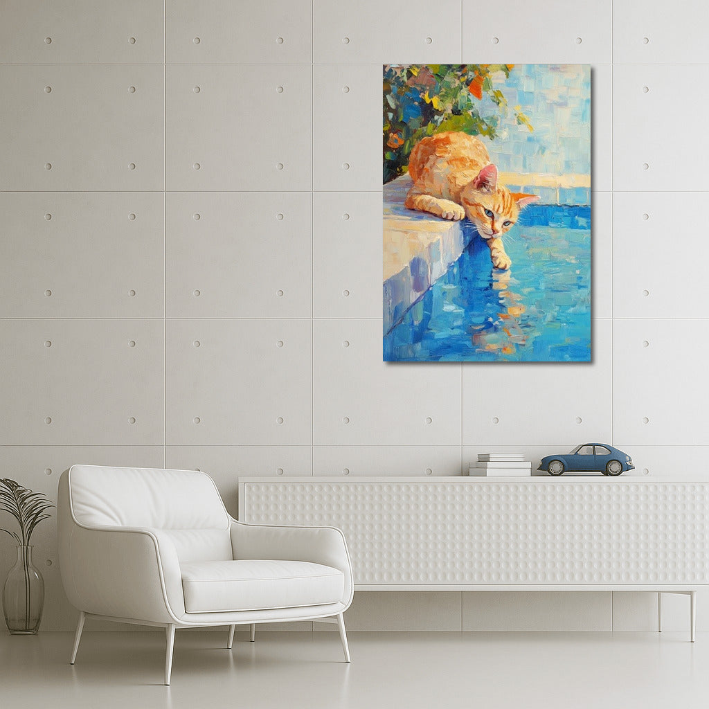A Sunny Idler by the Azure Waters