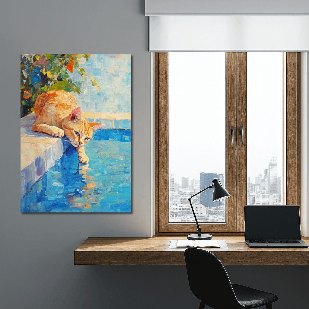 A Sunny Idler by the Azure Waters