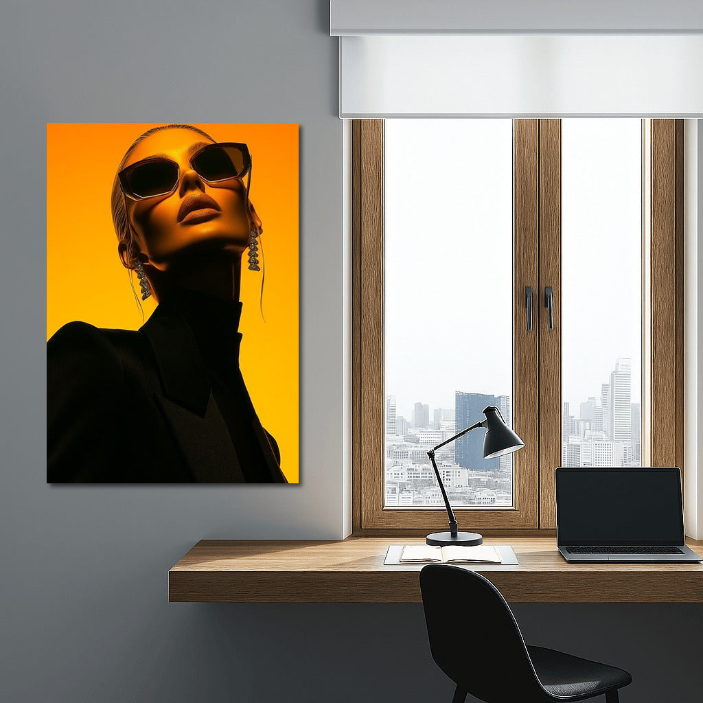 Shadow in Glasses: The Vibrance of Self-Expression