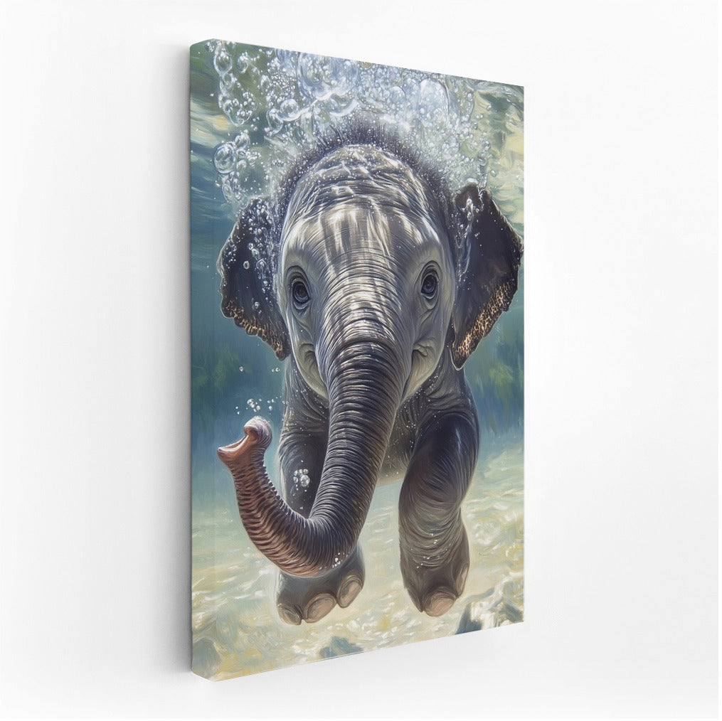 Baby Elephant's Underwater Games