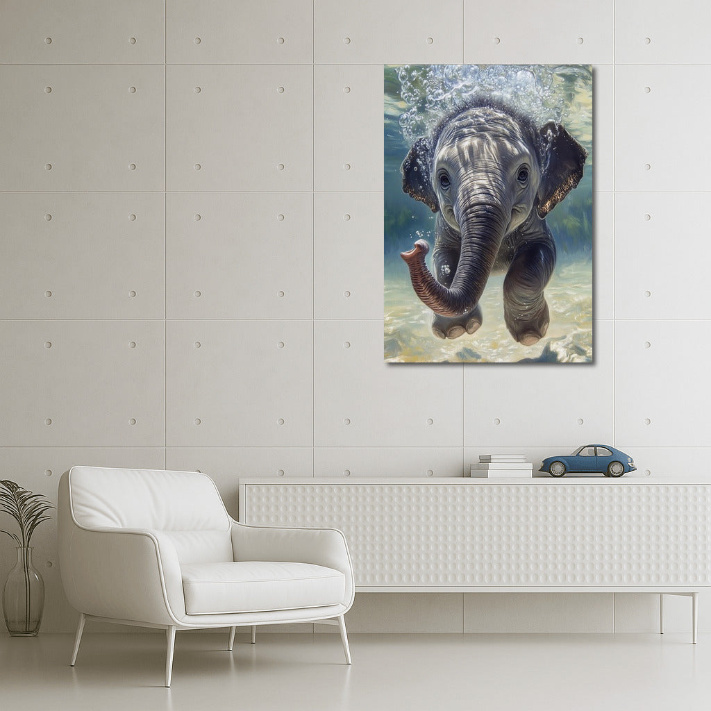 Baby Elephant's Underwater Games