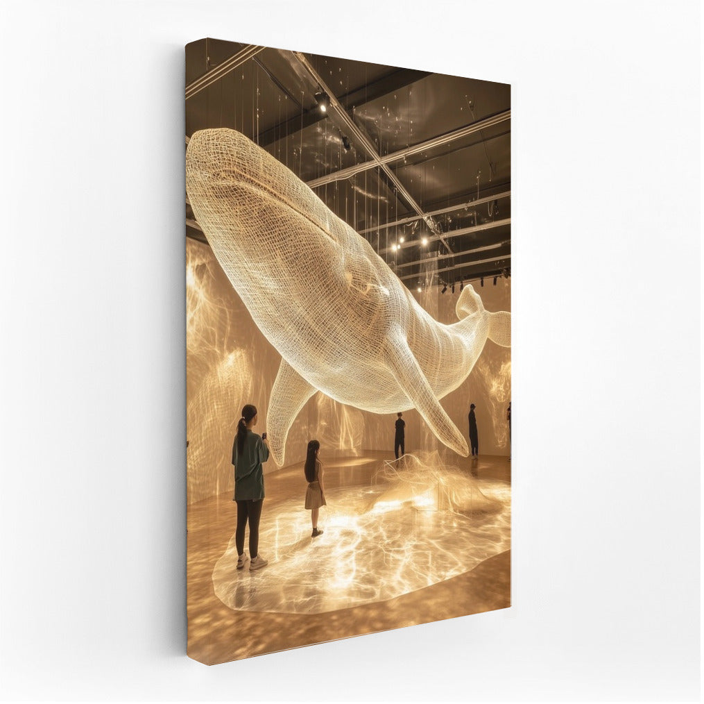 Levitation of Light: Whale in the Hall of Wonders