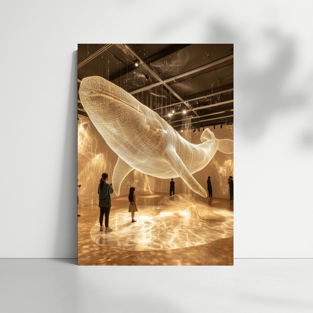 Levitation of Light: Whale in the Hall of Wonders