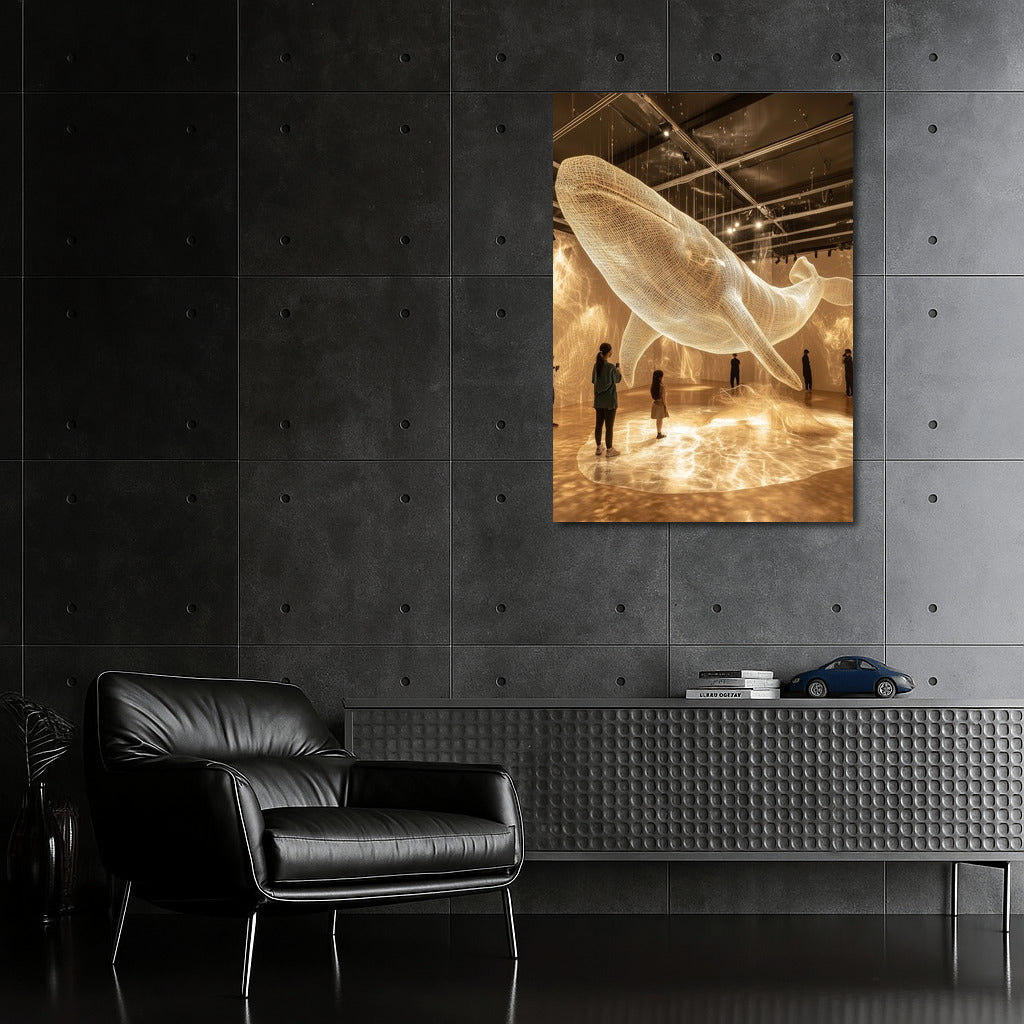 Levitation of Light: Whale in the Hall of Wonders