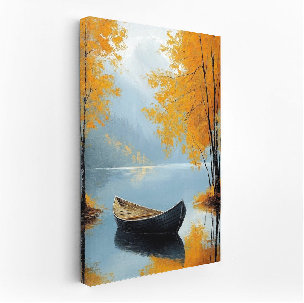 Boat in the Embrace of Autumn