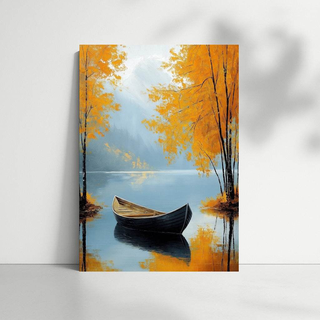 Boat in the Embrace of Autumn