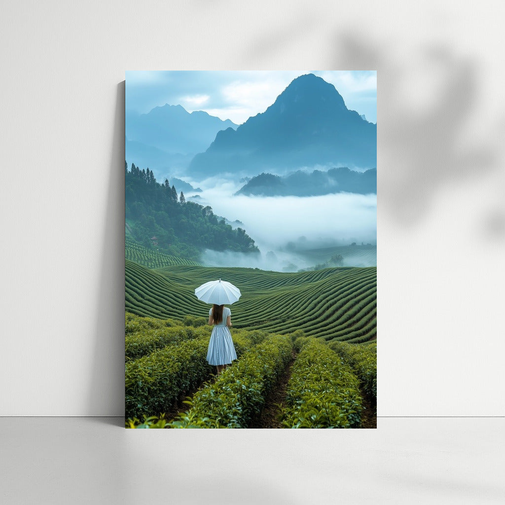 Whispers of the Himalayas: Traveler in the Tea Clouds