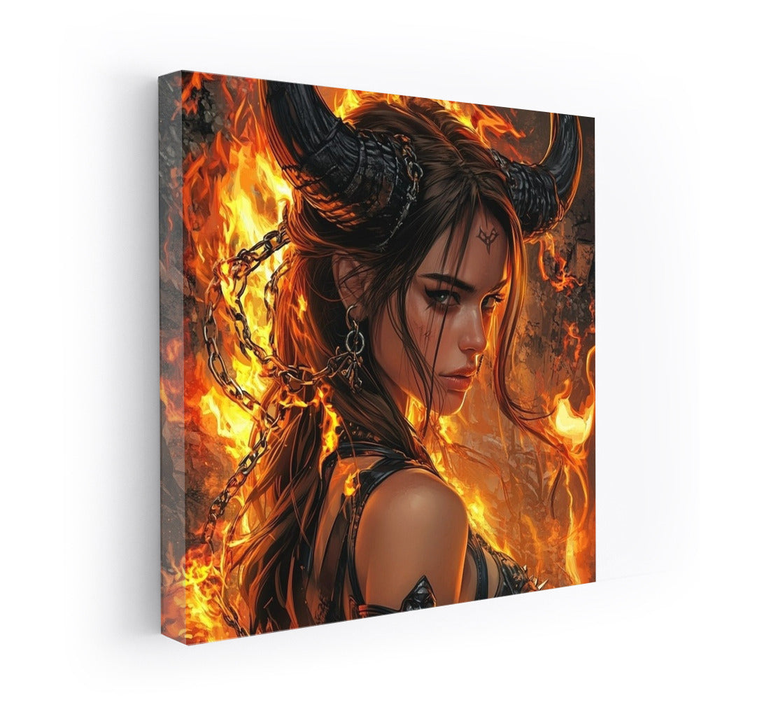 Dance of Shadows in Flames
