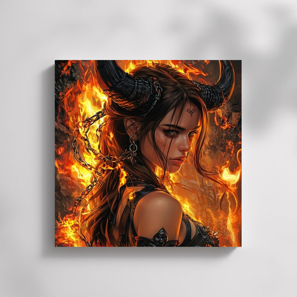 Dance of Shadows in Flames