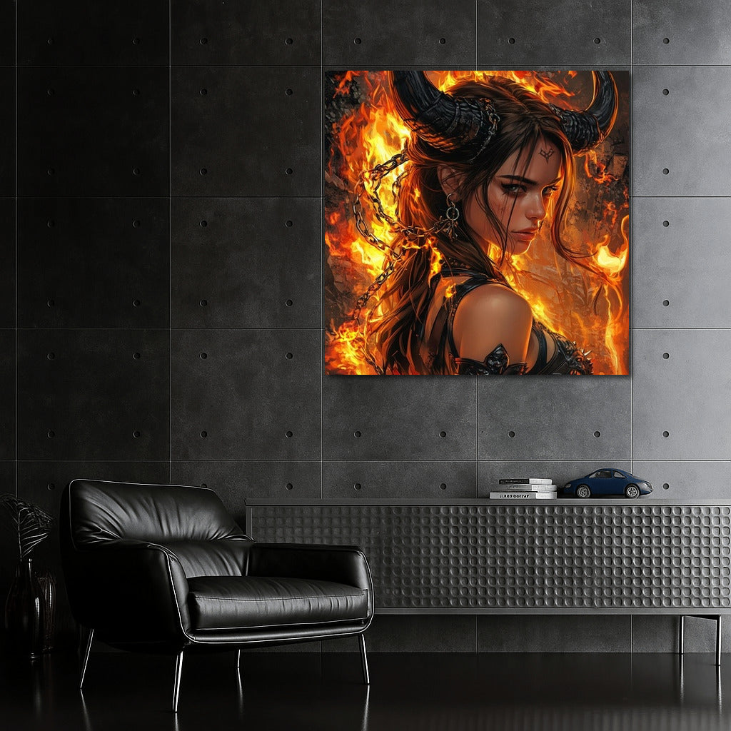 Dance of Shadows in Flames