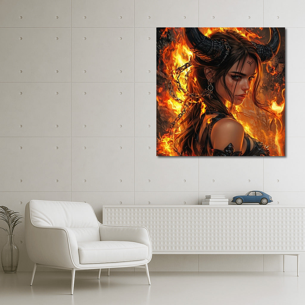 Dance of Shadows in Flames