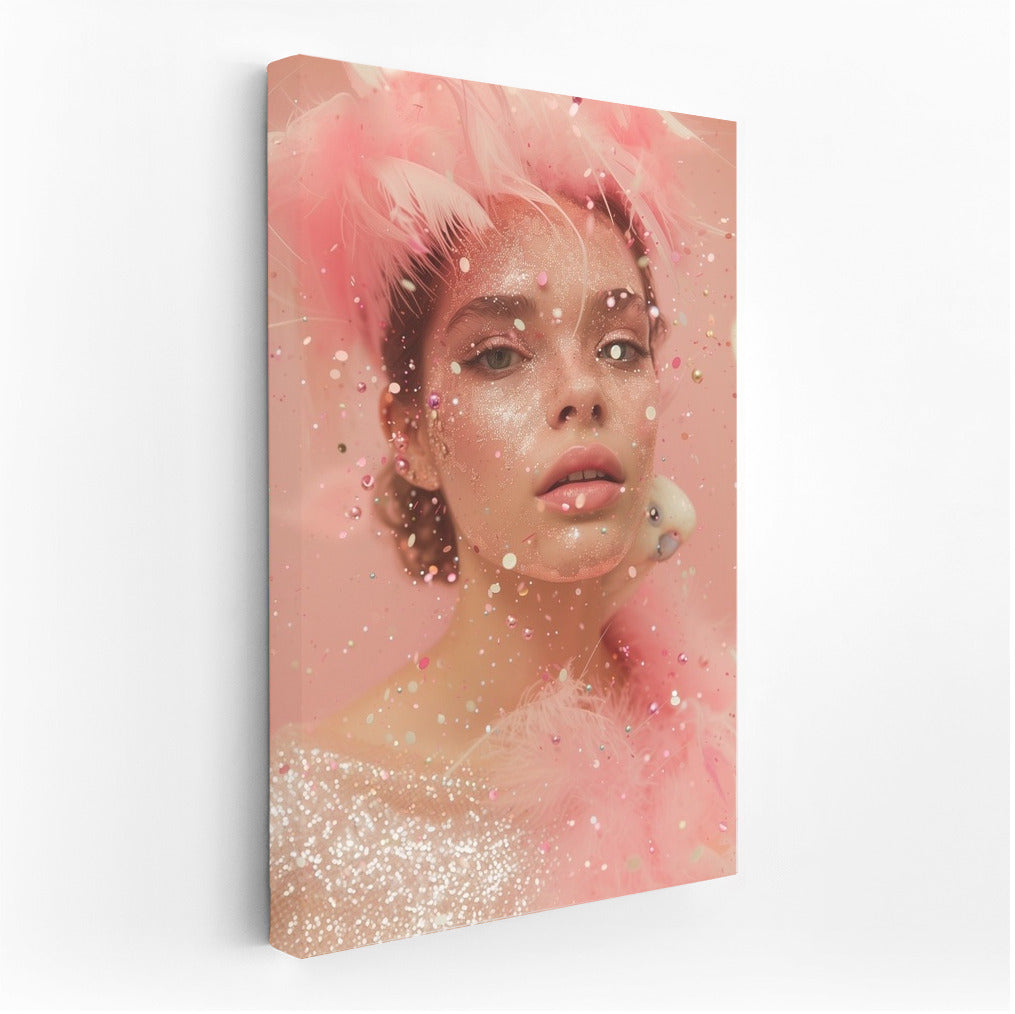 Feathered Riddle in Glitter