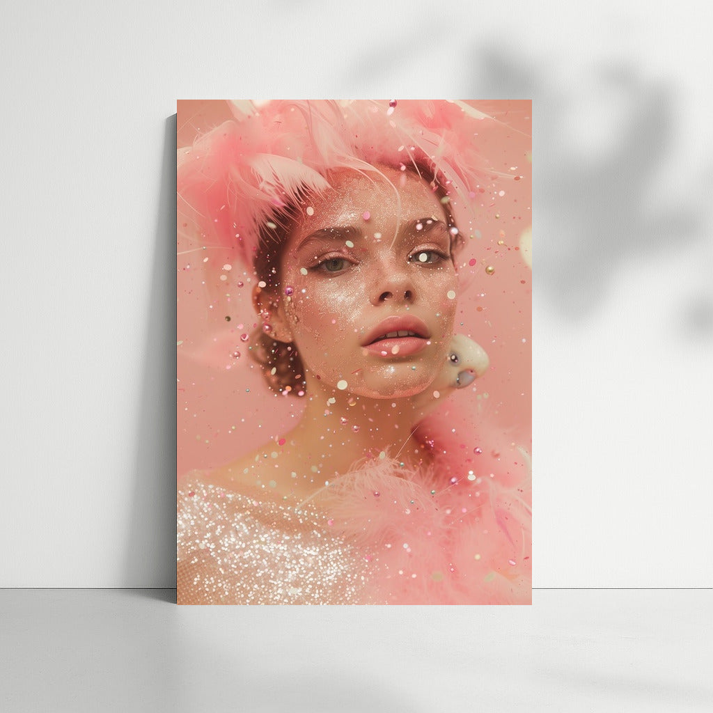 Feathered Riddle in Glitter