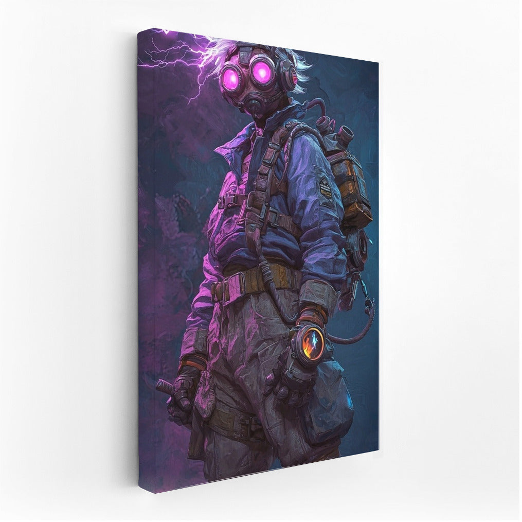 Neon Wanderer: Portal to Tomorrow