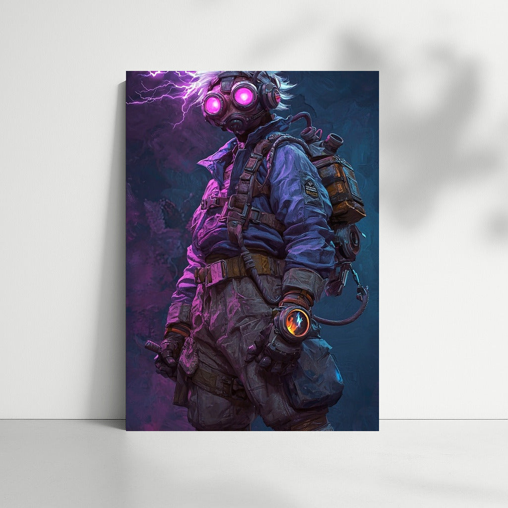 Neon Wanderer: Portal to Tomorrow