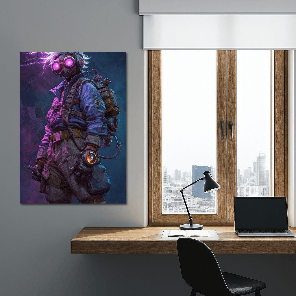 Neon Wanderer: Portal to Tomorrow