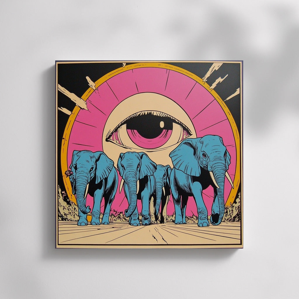 Elephant Parade Under the Eye of Heaven