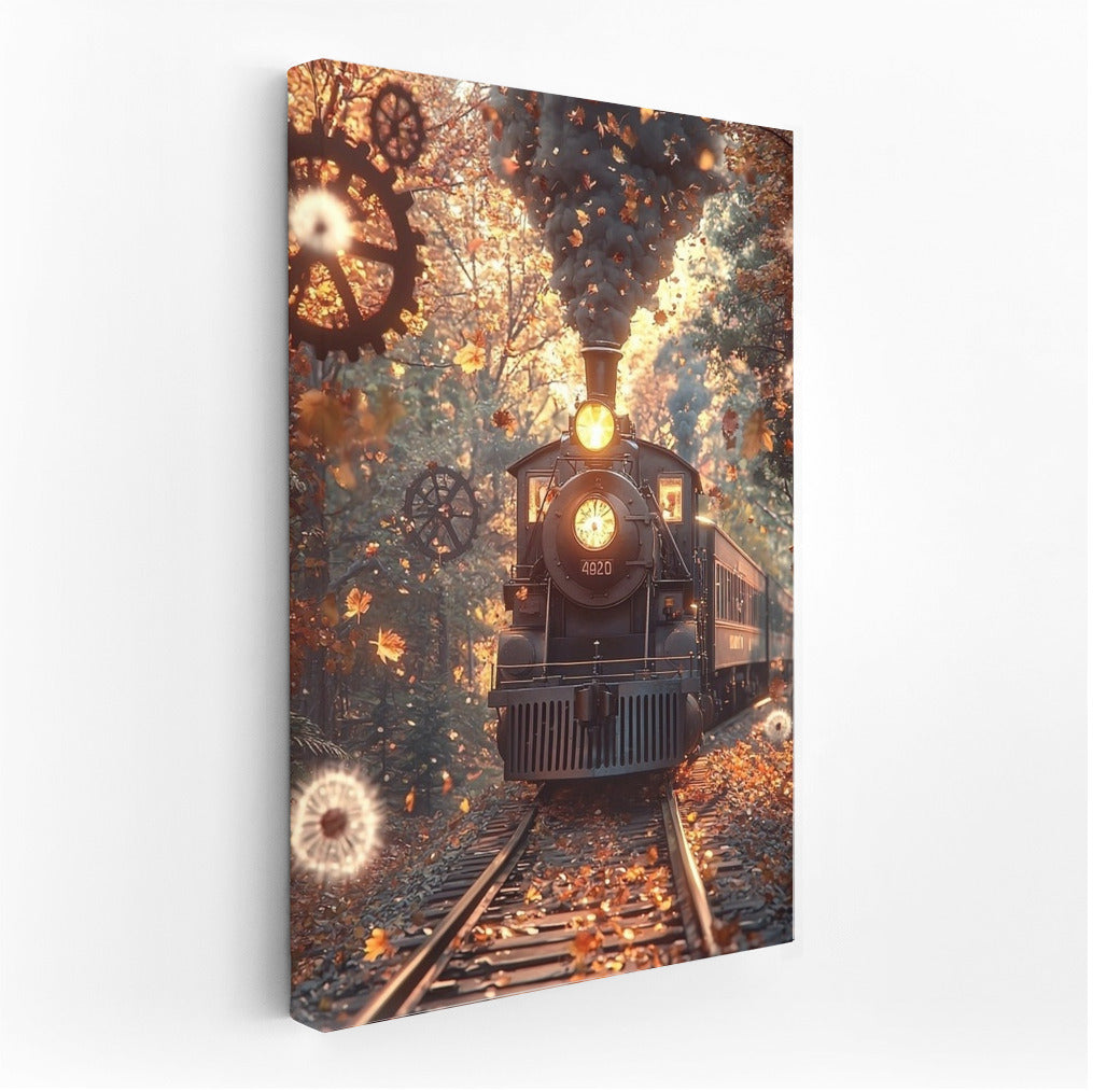 The Magic Express Through the Golden Fall