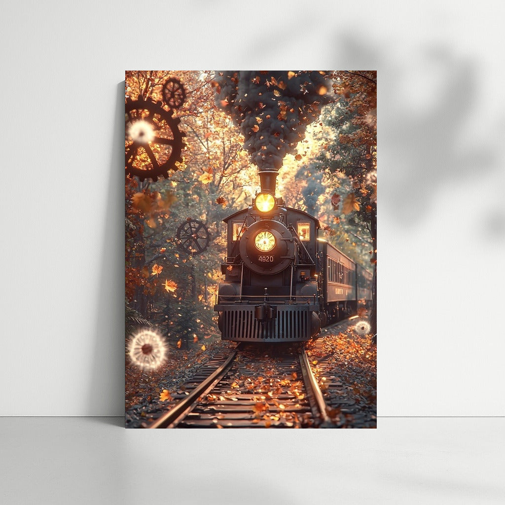 The Magic Express Through the Golden Fall