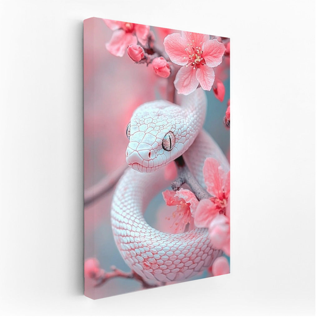 Silver Snake in the Rose Garden
