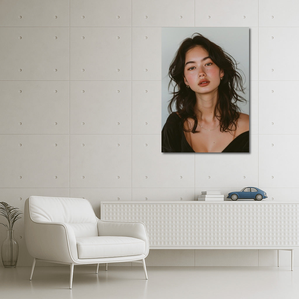 Refined Grace: Elegant Figure in the Interior