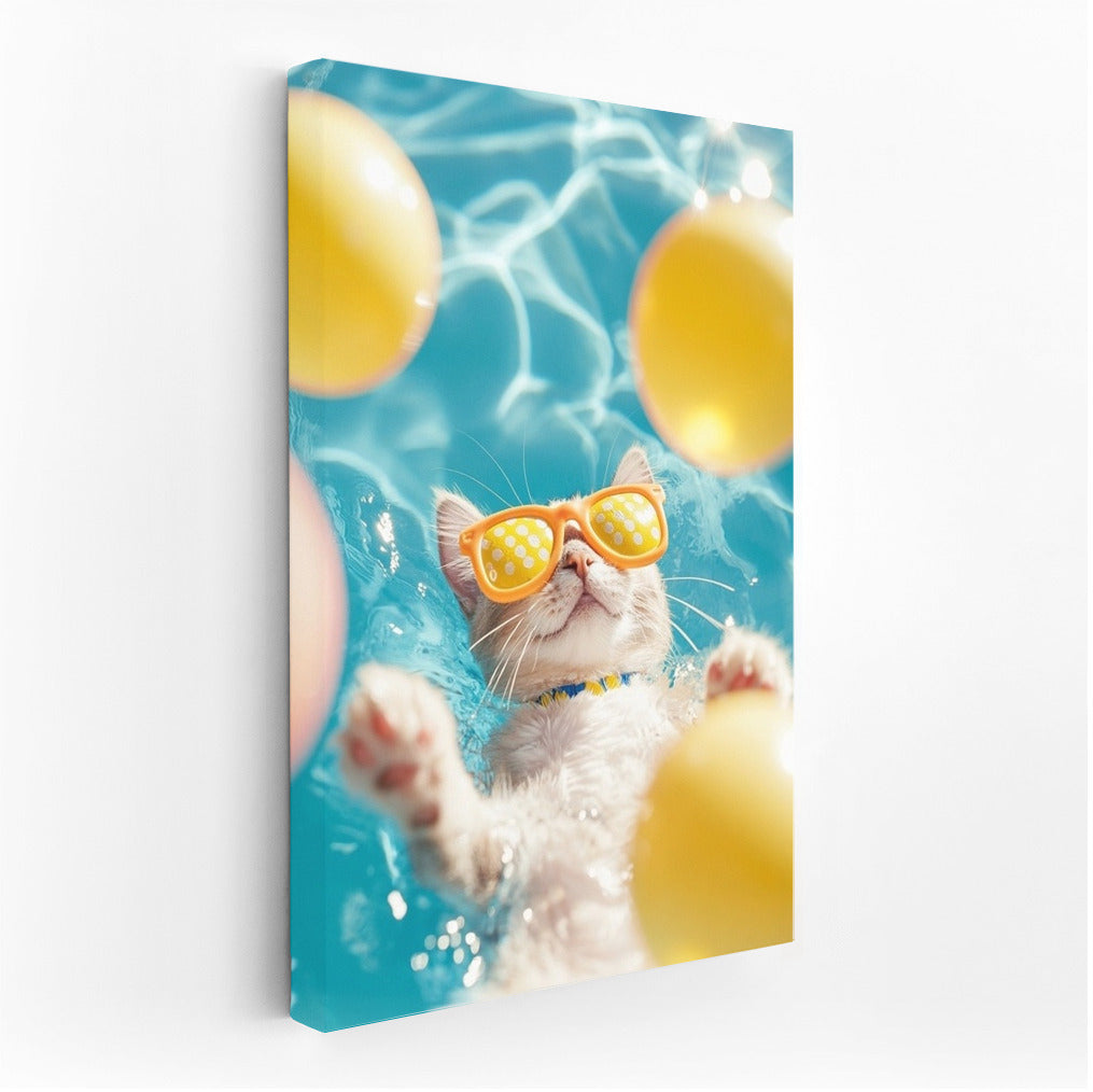 Summer Cat in Sunglasses
