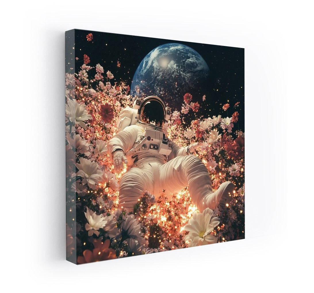 Flower Odyssey: Soaring in Space