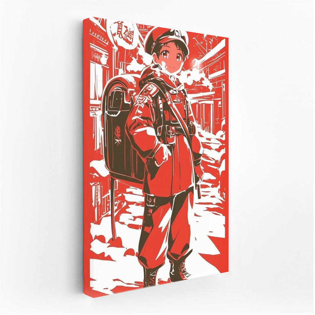 Urban Whirlwind: Hero in Color