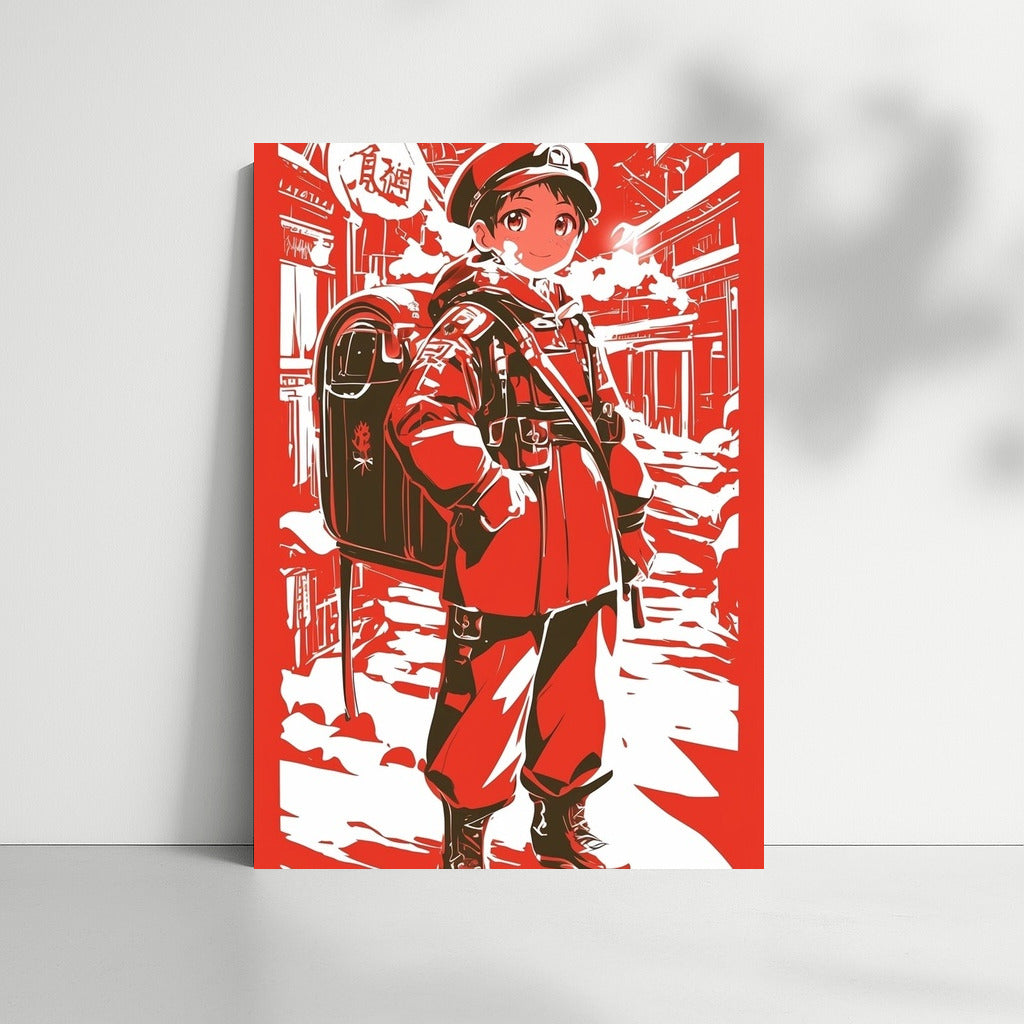 Urban Whirlwind: Hero in Color