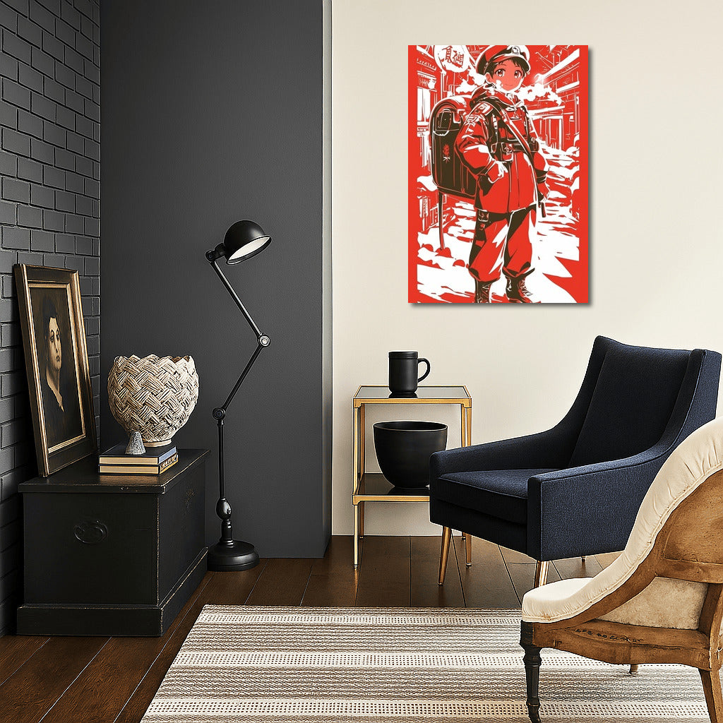 Urban Whirlwind: Hero in Color